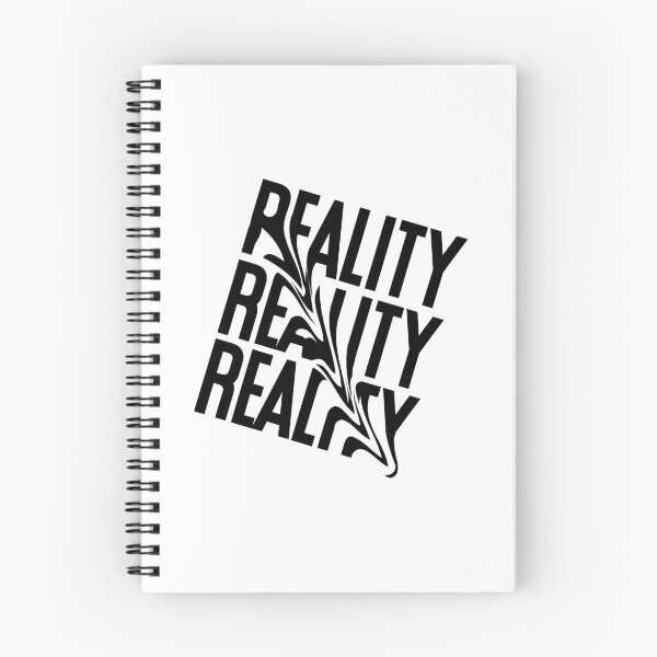 Item preview, Reality is Real Melting Typography Art designed and sold by ColorSplashStudios..