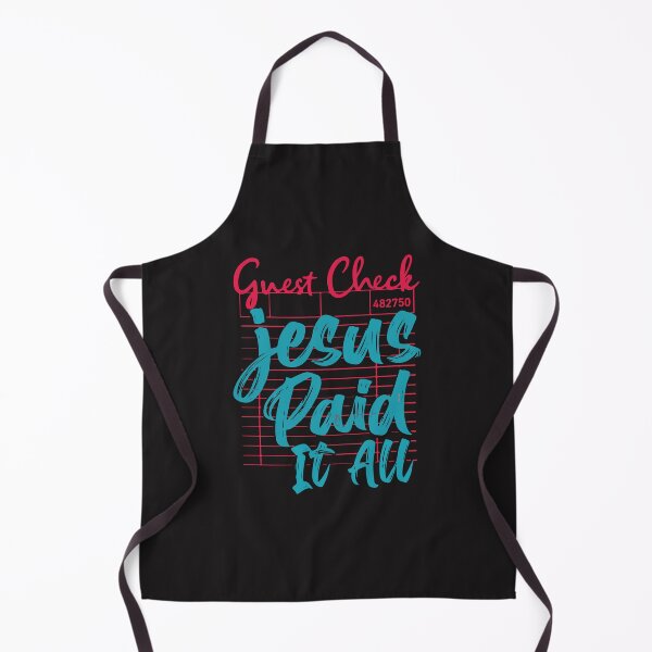 Item preview, Jesus Paid It All Funny Receipt Christian Faith Guest Check Humor Retro designed and sold by kiralynstration.