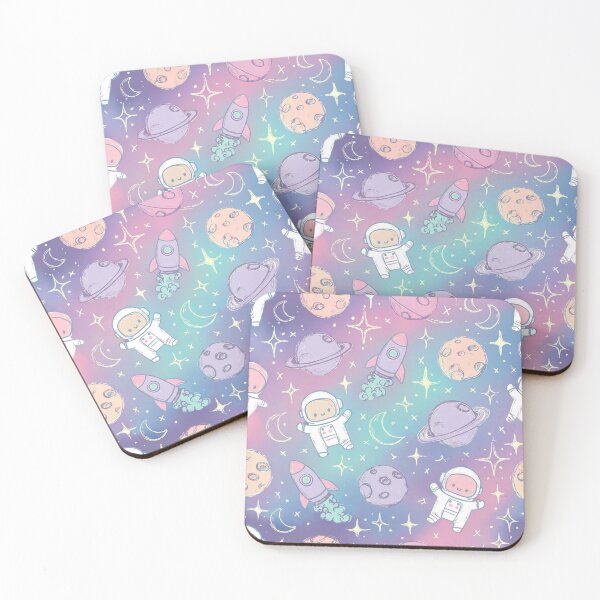 Item preview, Cute Space Seamless Pattern – Planets, Stars & Galaxy Doodles designed and sold by skysshobu.