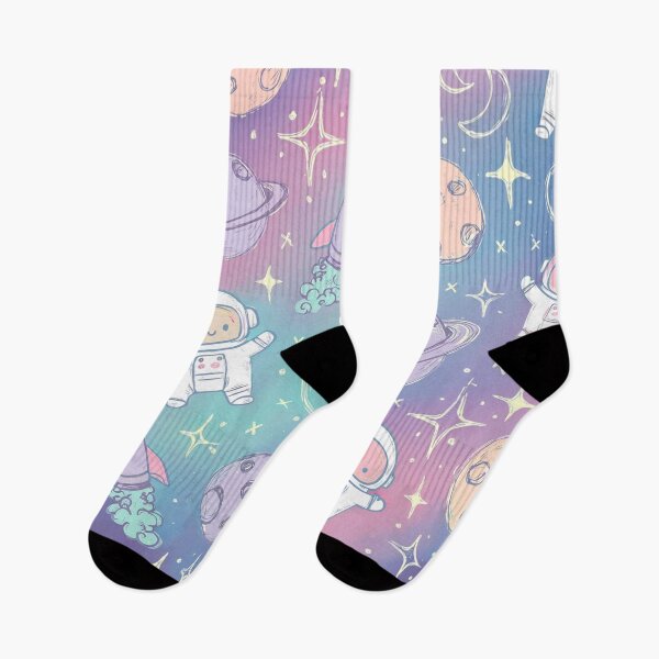 Item preview, Cute Space Seamless Pattern – Planets, Stars & Galaxy Doodles designed and sold by skysshobu.