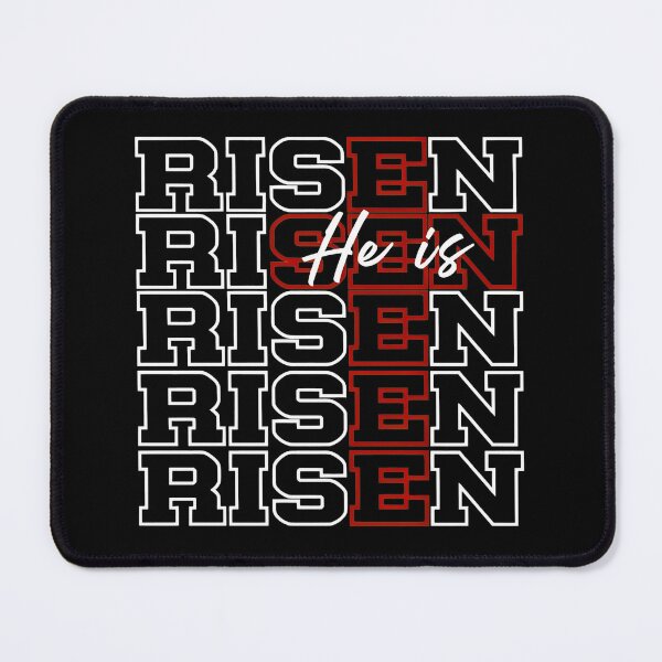 Item preview, He Is Risen Repeated Text Easter Tee designed and sold by Dmo3HarkoArt.