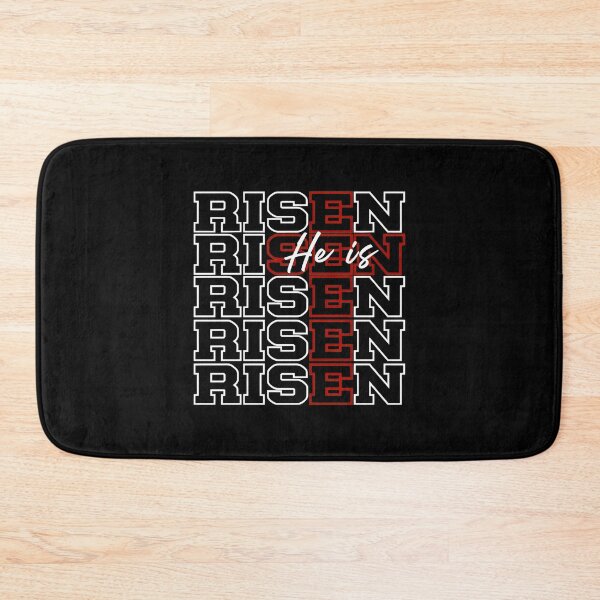 Item preview, He Is Risen Repeated Text Easter Tee designed and sold by Dmo3HarkoArt.