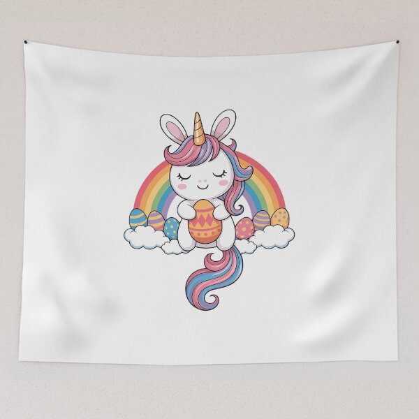 Item preview, Bunny Unicorn Happy Easter Day Rainbow Egg Boys designed and sold by IdunayaStore.