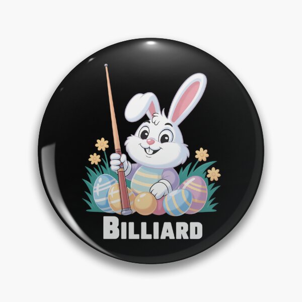 Item preview, Bunny Playing Billiard Easter Day Egg Chocolate Hunting designed and sold by IdunayaStore.