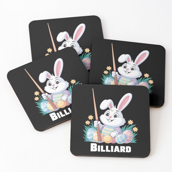 Item preview, Bunny Playing Billiard Easter Day Egg Chocolate Hunting designed and sold by IdunayaStore.
