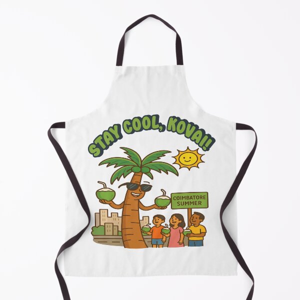 Item preview, Stay Cool Kovai | Funny Indian Summer Coconut Drink Coimbatore City Vibes designed and sold by Globalcitytees.