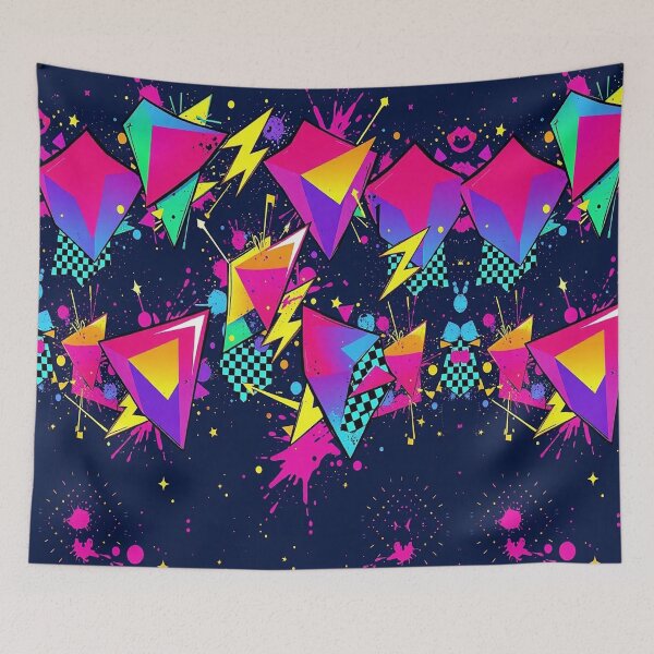 Item preview, funky Seamless Patterns  Colorful Urban Pop Art, Rainbow Gradients & Abstract Anime Vibes COOL  ART colorful  patterns seamless designs Colorful Cartoon Pattern Graffiti  designed and sold by Design Repo.