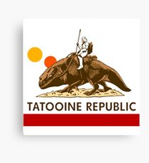 Combat Vehicle Raptor Tatooine Canvas Print