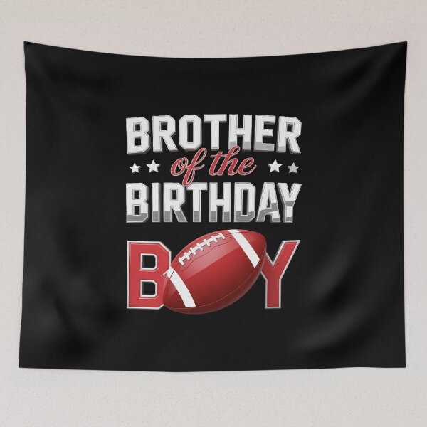 Item preview, Brother Football birthday Boy Family Baller b-day Part designed and sold by IdunayaStore.