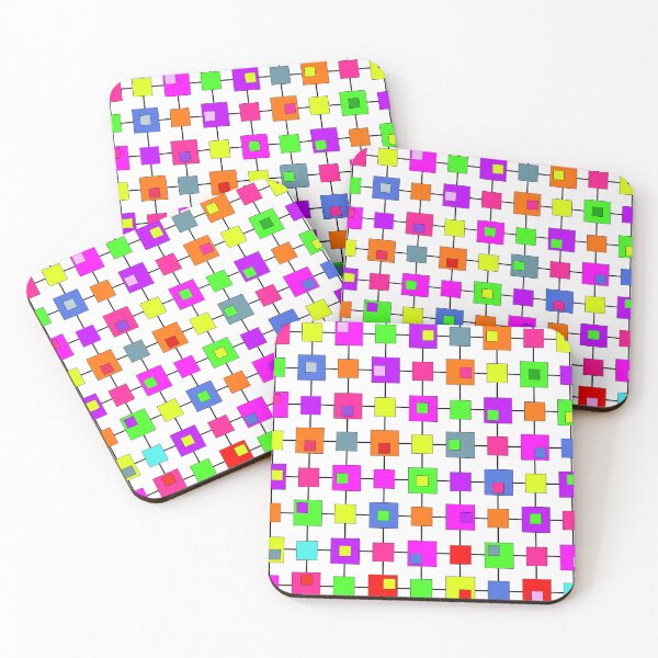 Item preview, Colorful Geometric Grid Pop Art - Vibrant Abstract Square Pattern designed and sold by Far Out Goods.