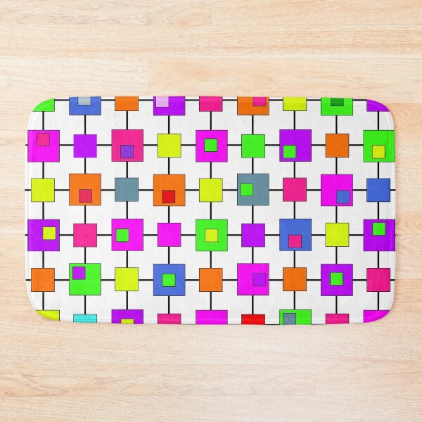 Item preview, Colorful Geometric Grid Pop Art - Vibrant Abstract Square Pattern designed and sold by Far Out Goods.