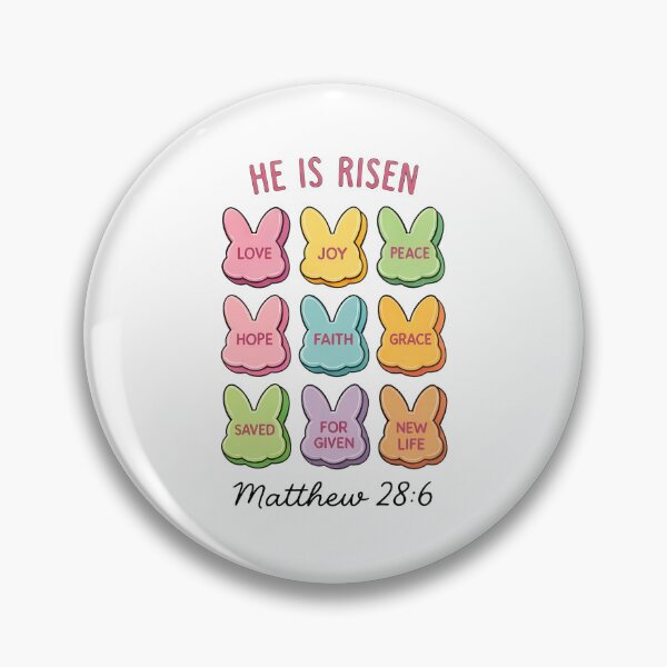 Item preview, He Is Risen Bunny Heart Candy Easter designed and sold by Dmo3HarkoArt.