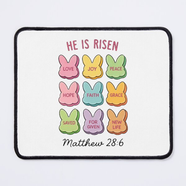 Item preview, He Is Risen Bunny Heart Candy Easter designed and sold by Dmo3HarkoArt.