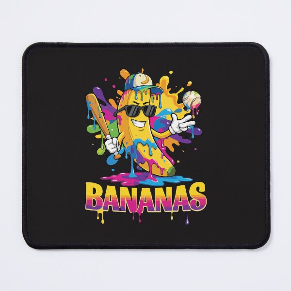 Item preview, Let’s Go Banana Funny Baseball Sports Retro Banana Team Kids Boys designed and sold by kiralynstration.