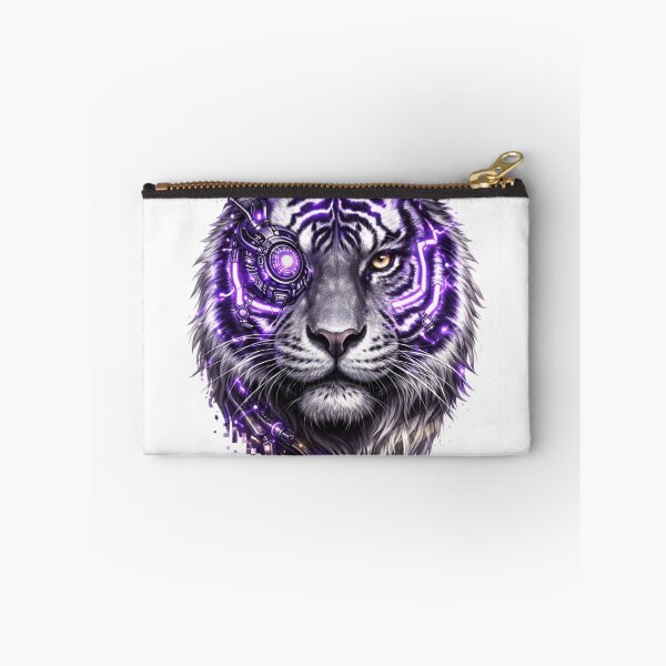 Item preview, Tech Tiger - Neon Stripe Cybernetic Art designed and sold by Antonrec86.