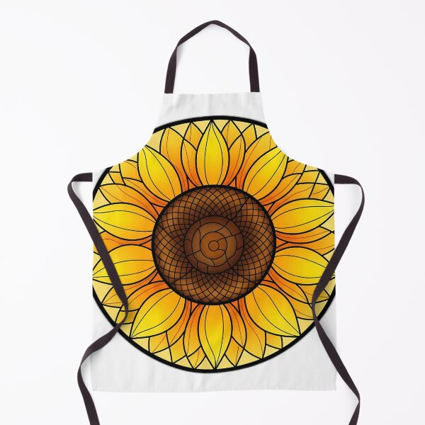 Artikelvorschau, Sonnenblumen-Glasmalerei-Emblem entworfen und verkauft von pumsquare.