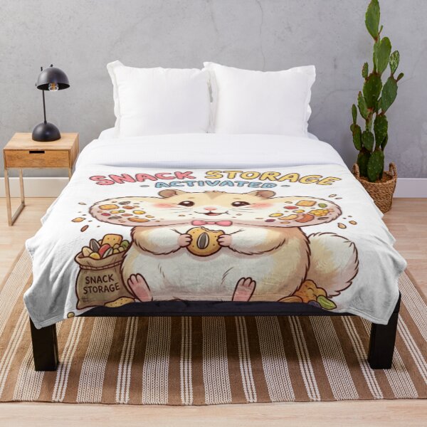 Artikelvorschau, Niedlicher Hamster als Snackaufbewahrung | Lustiges Kawaii-Design für Feinschmecker entworfen und verkauft von SoftPawsAtelier.
