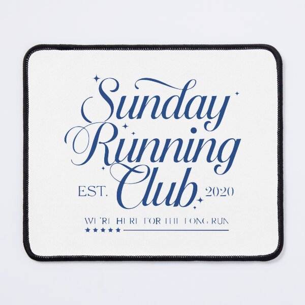 Item preview, Sunday Running Club Funny Retro Running Fitness Workout Club Aesthetic designed and sold by kiralynstration.