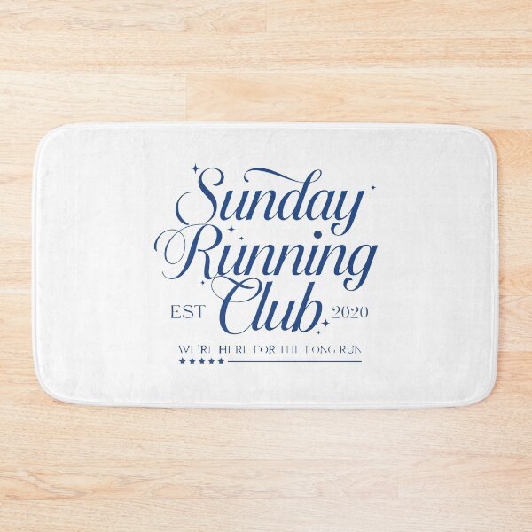 Item preview, Sunday Running Club Funny Retro Running Fitness Workout Club Aesthetic designed and sold by kiralynstration.