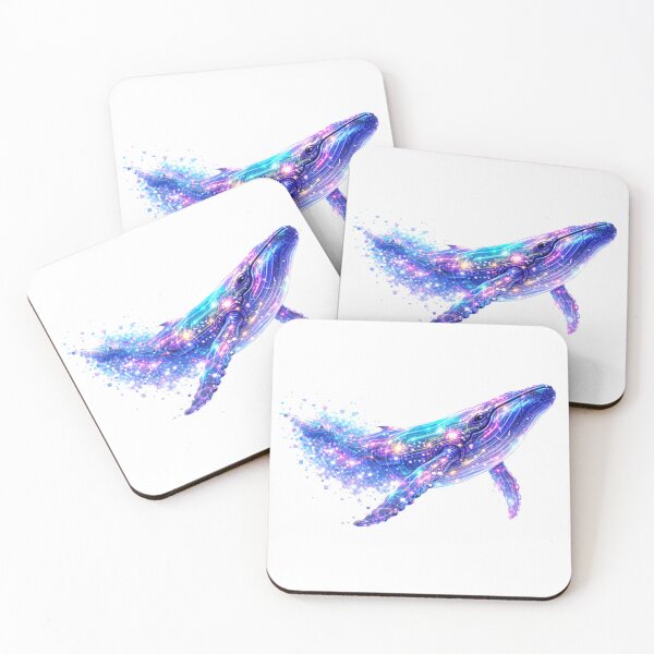 Item preview, Crystal Whale - Prismatic Data Stream Art designed and sold by Antonrec86.