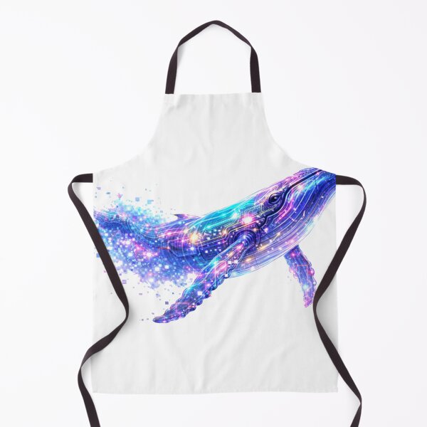 Item preview, Crystal Whale - Prismatic Data Stream Art designed and sold by Antonrec86.