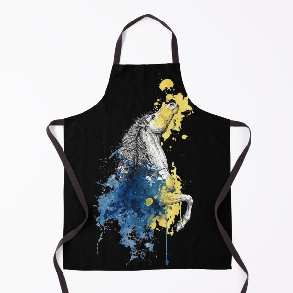 Artikelvorschau, Aquarellspritzer Pferd entworfen und verkauft von LittleLoopArt.