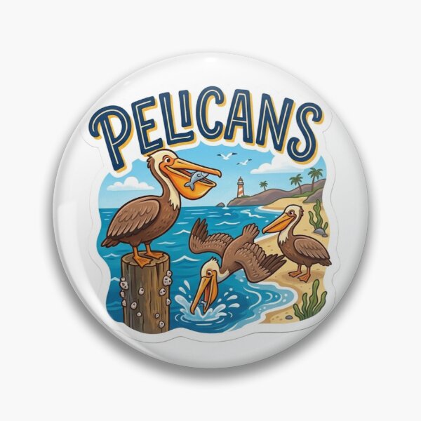 Item preview, pelicans  designed and sold by PaandaArt.