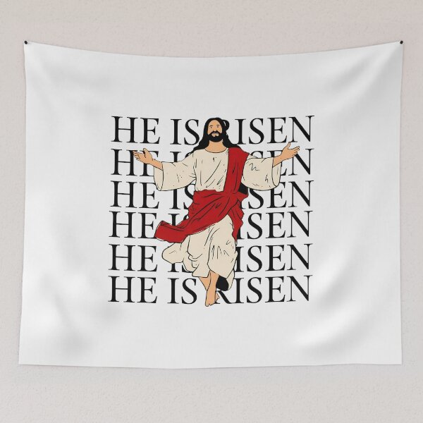 Item preview, He Is Risen Jesus Christ Triumphant Drawing designed and sold by Dmo3HarkoArt.
