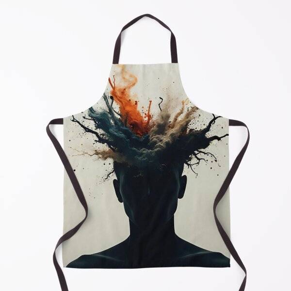 Item preview, man of a thousand ideas, design of a man with colored hair. designed and sold by geekmania48.