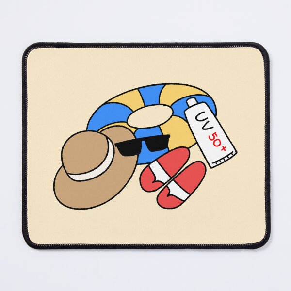 Item preview, Summer Vacation Essentials Pack - Beach Day Illustration designed and sold by ubborn.