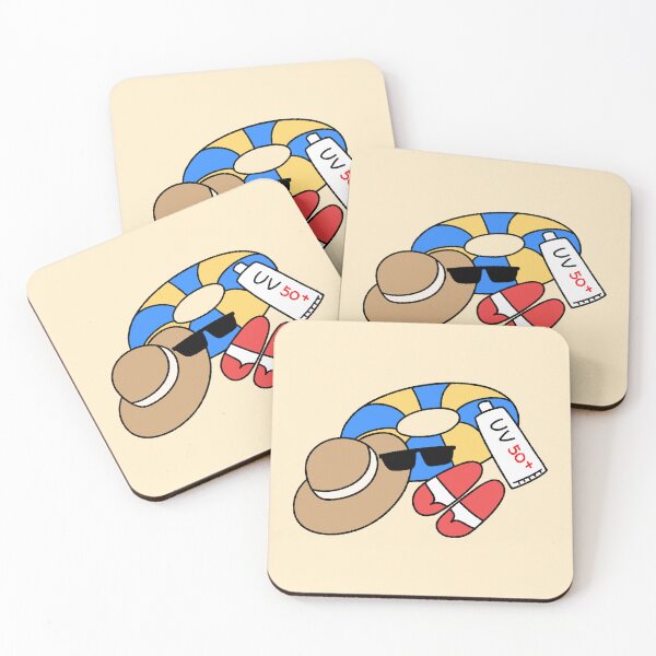 Item preview, Summer Vacation Essentials Pack - Beach Day Illustration designed and sold by ubborn.