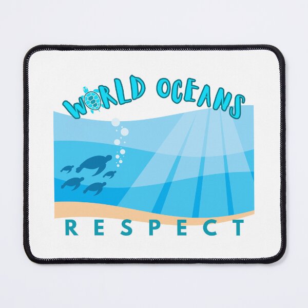 Item preview, Respect World Oceans Design 1 designed and sold by my-green-gecko.