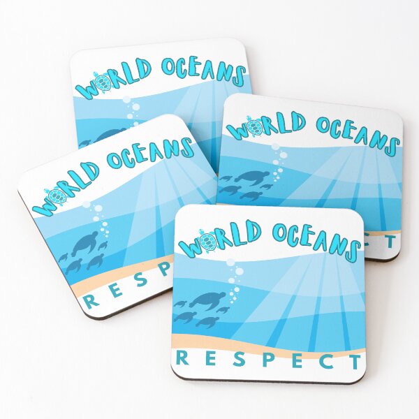 Item preview, Respect World Oceans Design 1 designed and sold by my-green-gecko.