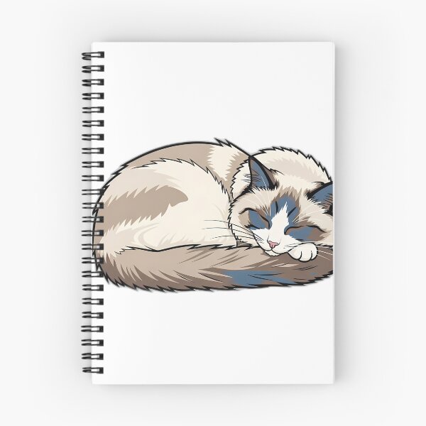 Item preview, Ragdoll Sleepy Supportive Cat designed and sold by pumsquare.