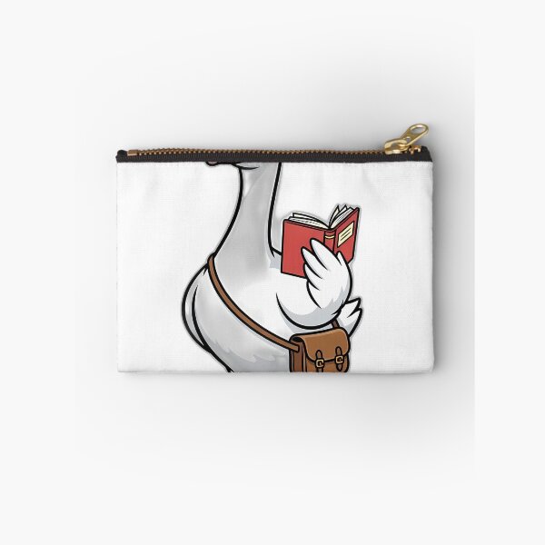 Item preview, Bookish Goose With Tiny Satchel And Book designed and sold by pumsquare.