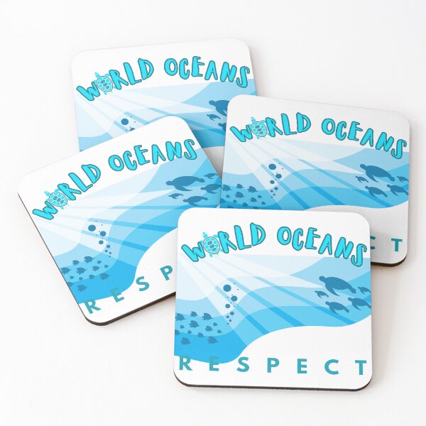 Item preview, Respect World Oceans Design 2 designed and sold by my-green-gecko.