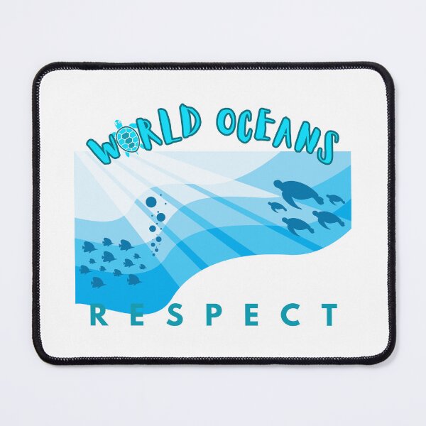 Item preview, Respect World Oceans Design 2 designed and sold by my-green-gecko.