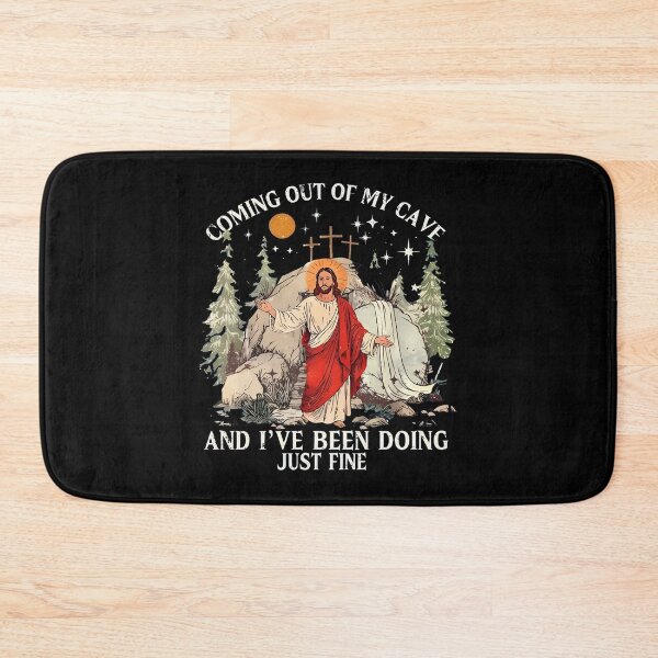 Item preview, Jesus Cave Meme Resurrection Coming Out Fine designed and sold by Dmo3HarkoArt.