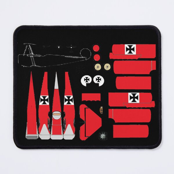 Item preview, Fokker Dr.I Blueprint Vintage Aircraft Diagram designed and sold by Emberglowo.