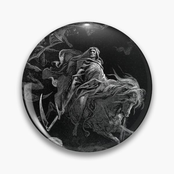 Item preview, Gustave Doré — Death, biblical engraving, 1865 designed and sold by L'Atelier 1888.
