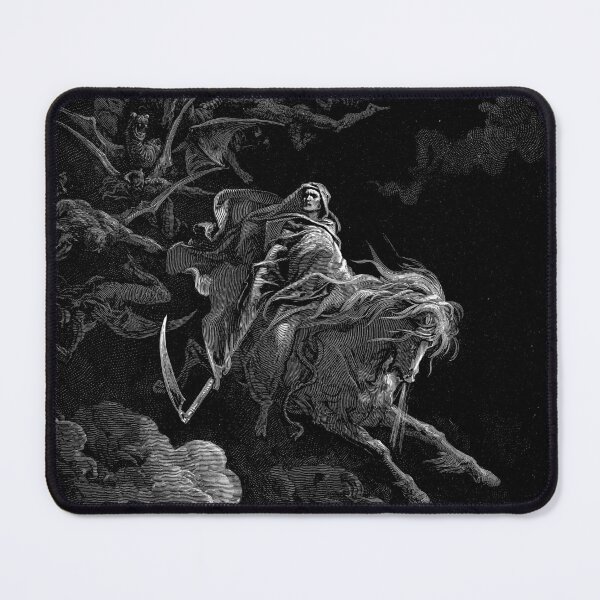 Item preview, Gustave Doré — Death, biblical engraving, 1865 designed and sold by L'Atelier 1888.