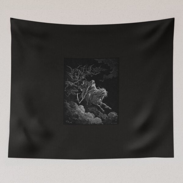 Item preview, Gustave Doré — Death, biblical engraving, 1865 designed and sold by L'Atelier 1888.