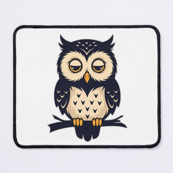 Item preview, Sleepy Owl Charm Cute Nocturnal designed and sold by pumsquare.