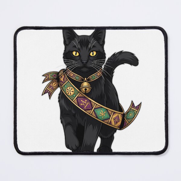 Item preview, Black Cat With Tarot Ribbon Sash And Little designed and sold by pumsquare.
