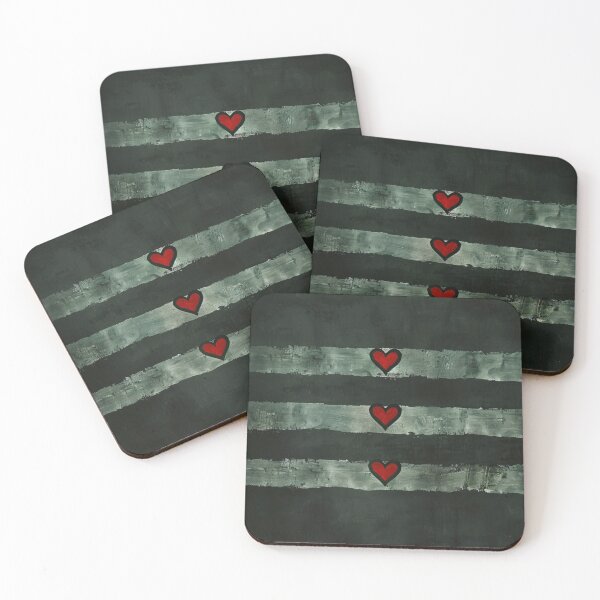 Item preview, Minimalist Heart Stripe Wall Art Neutral Abstract Love Print designed and sold by NarjaShop.