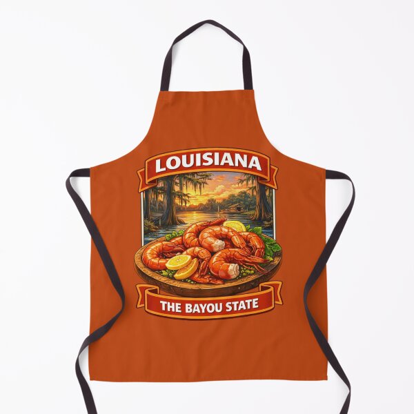 Item preview, Louisiana - The USA Shrimp Bayou State designed and sold by Myra365Art.