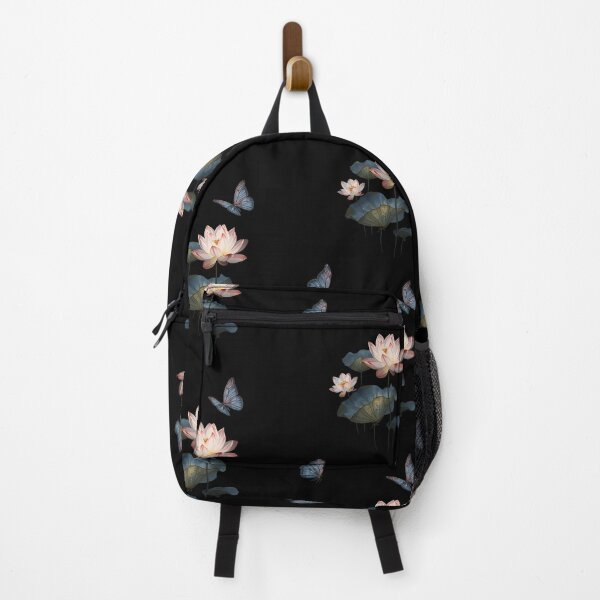 Item preview, Lotus flowers and butterflies designed and sold by uunaa.