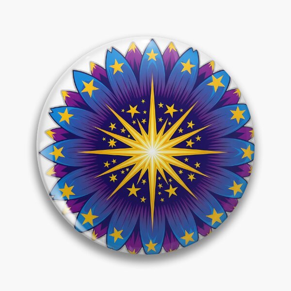 Item preview, Celestial Sunflower Starburst Crest designed and sold by pumsquare.