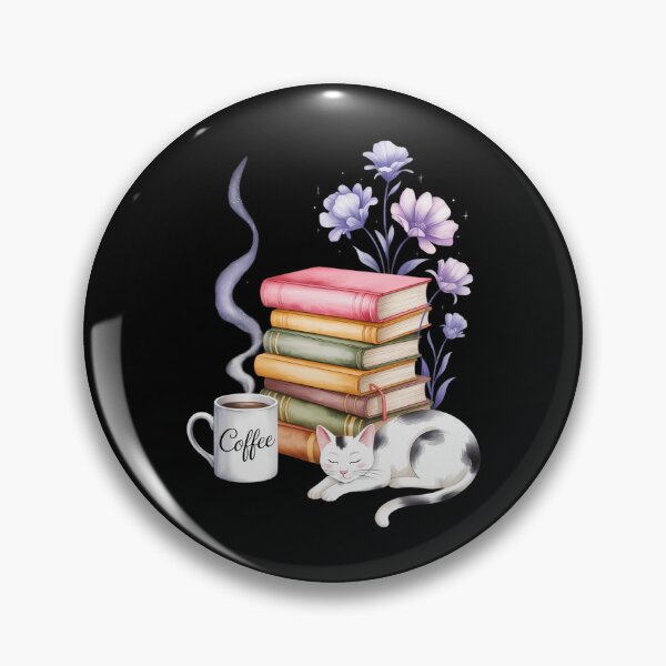 Item preview, Books Cat And Coffee Book Coffee Lover designed and sold by IdunayaStore.
