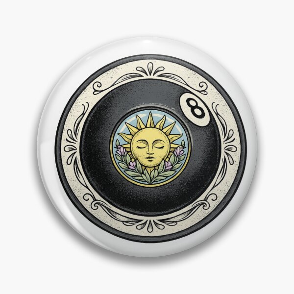 Item preview, Celestial Sun Face Magic 8 Ball designed and sold by VibeMax.